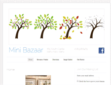 Tablet Screenshot of minibazaar.com